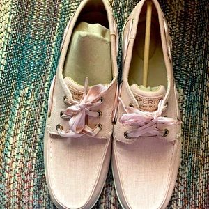Sperry song fish linen pink women’s 11